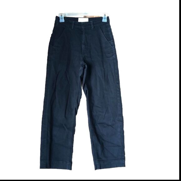 Everlane The Utility Cotton Blend Straight- Leg Crop Pants - 0 - Picture 1 of 11